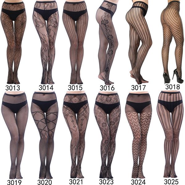 

luckymily women' underwear lace transparent black fishnet stockings thigh sheer tights embroidery pantyhos, Red;black