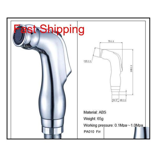 

bathroom abs chrome bidet sprayer handheld toilet spray with 1.5 jllghr eatout