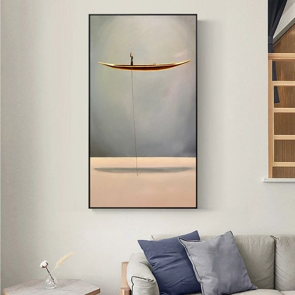

canvas painting wall posters and prints a boat mural hd wall art pictures for living room decoration dining restaurant l home decor