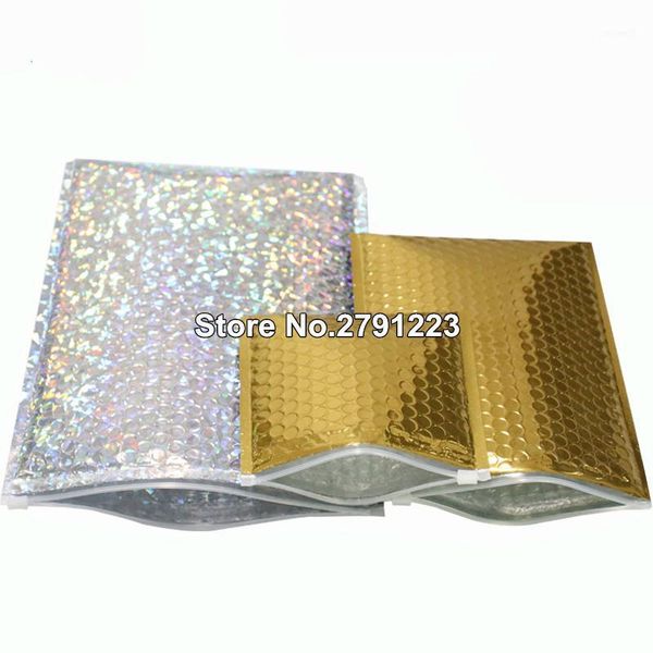 

aluminized film zipper bubble envelope bag thickening express logistics clothes large packaging bag poly bubble envelopes1