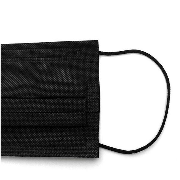 

900m m black round elastic band cord for diy face mask ear cord belt mouth mask rubber string rope cloth qylbwy garden2010