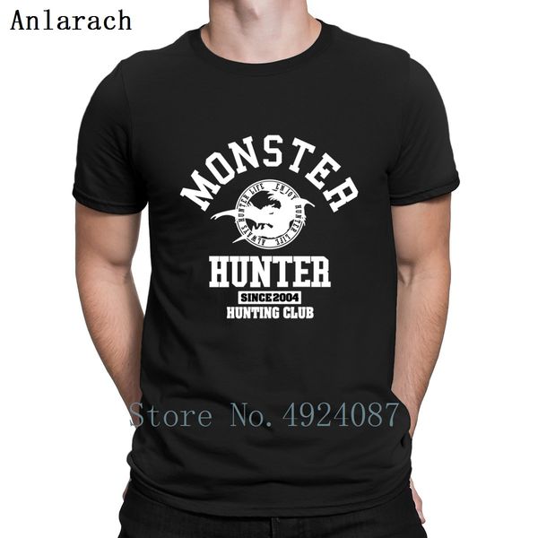 

monsters hunter hunting branded print fashion round neck funny spring novelty sport hooded sweatshirt hoodie t shirt