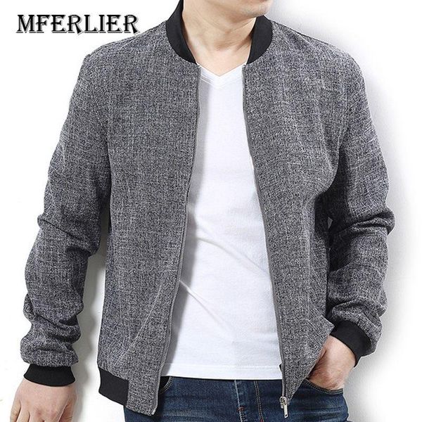 

mferlier winter autumn men jackets casual large size 5xl 6xl 7xl bust 145cm outerwear men coats gray colors, Black;brown