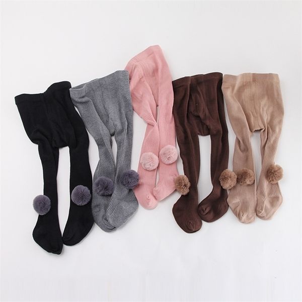 Algodão Bonito Crianças Meia Bebê Pantyhose Apertado Primavera Meninas Calças dos Desenhos Animados Gato Bebê Menina Meia-calça Algodão de malha LJ200921