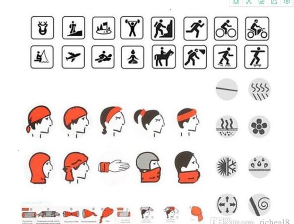 

sport neck skull fishing outdoor bandanas shield face mask headband bandana headwear ring scarf bicycle balaclava phxx