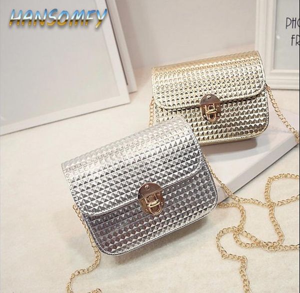 

hansomfy 2020 summer messenger bag ladies pu handbags handbags luxury women bag ladies diamond lattice shoulder lz-49