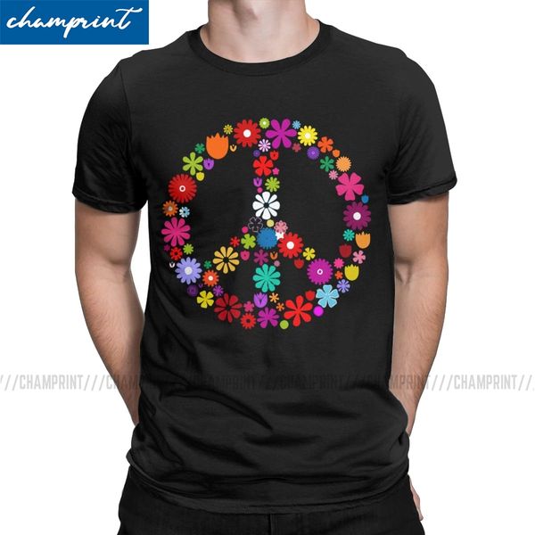 

peace love sign rock roll music hippie punk amazing tees short sleeve round neck new arrival sport hooded sweatshirt hoodie men t shirt