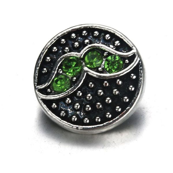 

10pcs lot 6 color 12mm snap jewelry vintage rhinestone metal snap buttons fit 12mm sivler diy snap bracelets jewelry 9844 h jllhjp
