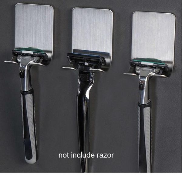 

razor holder hook stainless steel holder for men's razor holder bathroom wall adhesive storage hook too bbyids