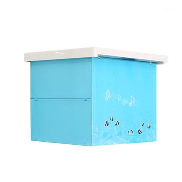 

bathroom storage & organization foldable clothing box waterproof decoration mural toilet home art wall pictures1