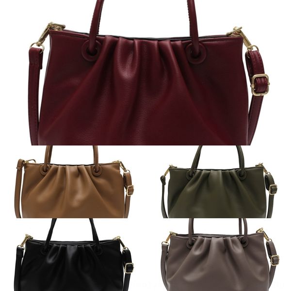 

2020 hand new fashion simple bucket crossbite versatile one shoulder handbag fashion women's bag drrvu