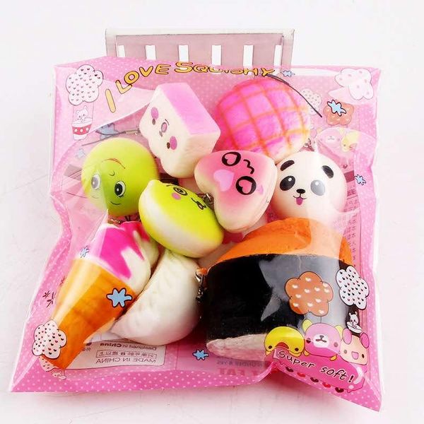 

squishy simulation pu donut slow rebound soft cute phone charms slow rising jumbo buns cream christmas