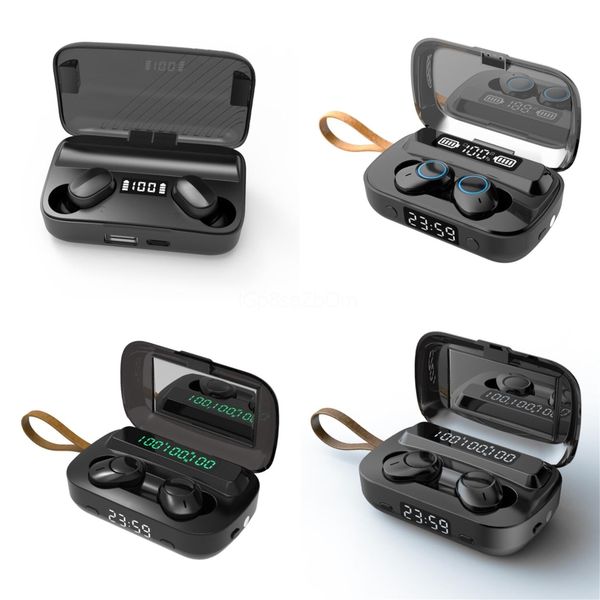 

m11 tws беспроводной bluetooth наушники v5.0 ipx7 водонепроницаемый earbuds 3600mah power bank с светодиодный цифровой дисплей бинауральные