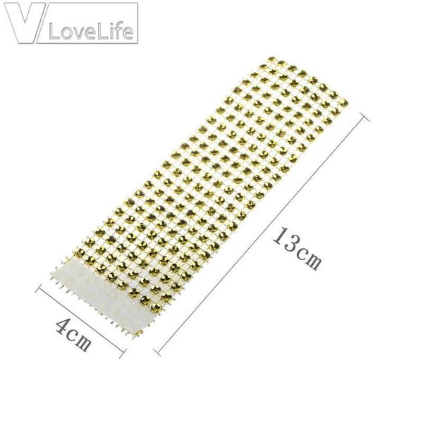 

20pcs gold/silver rhinestone napkin ring napkin holder nylon sticker table decoration wedding christmas di jllnyr
