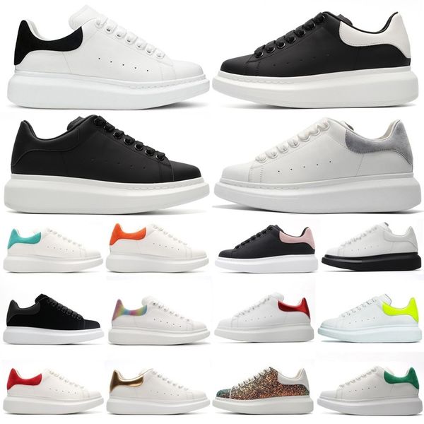 

men soft heightening shoes women white black classic suede velvet leather flats platform oversized sneaker flat sole sneakers