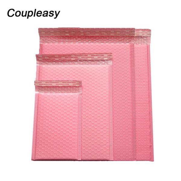 

50pcs/lot poly bubble envelope pink mail packaging bags self seal padded courier bags waterproof shipping bags ma wmtjeu