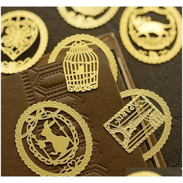 

hollow out metal bookmark creative gold lace bookmark cartoon bookmarks school stationery supplies favor gift multi styles bc bh1431