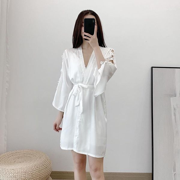 

fashion sling nightgown two-piece set of spring and summer thin cool pajamas comfortable home ladies home wear1, Black;red