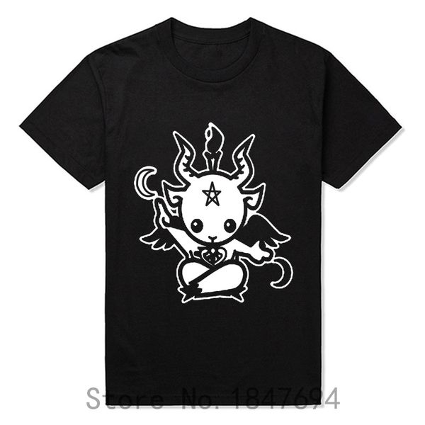 

new summer style satanic goat baphomet cartoon t shirt men short sleeve printed t-shirt brand tshirt sport hooded sweatshirt hoodie
