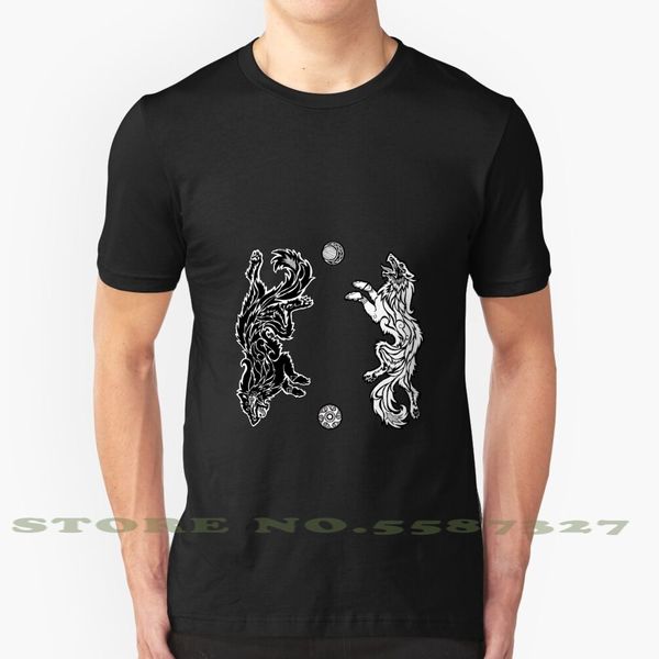 

sons of fenrir graphic custom wolf hati skoll norse mythology vikings tribal wolves fenrir ragnarok hooded sweatshirt hoodie men t shirt