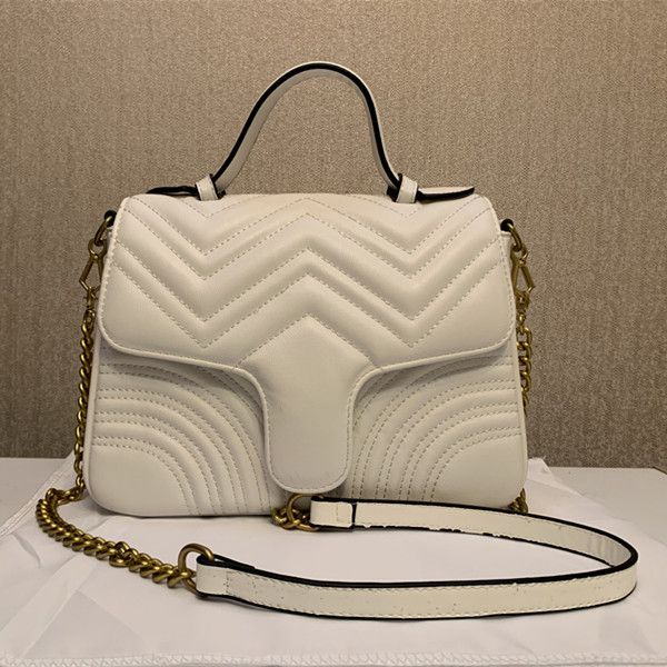 

classic women marmont shoulder bags luxury designer handbags heart-shaped gold chain crossbody bags female fashion messenger bag size 27cm