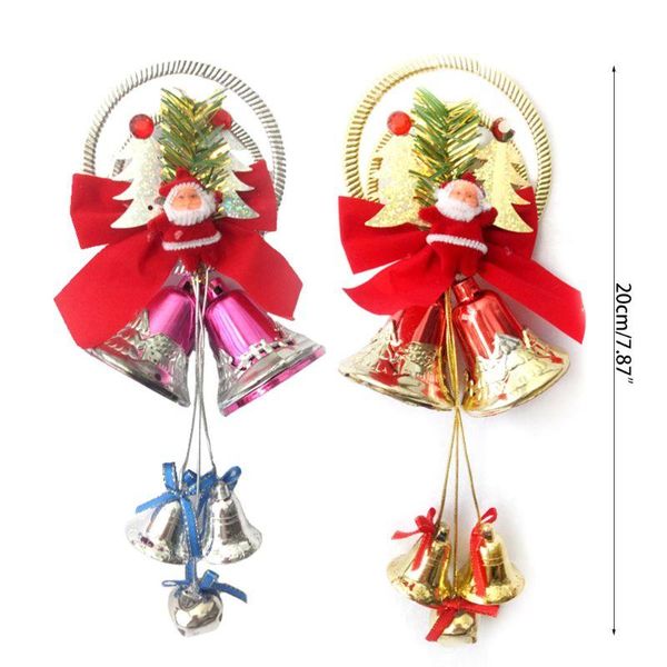 

christmas decorations jingle bell door hangers with bow for ornaments