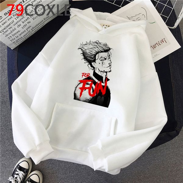 

hunter x hunter hisoka hoodies male graphic plus size printed korea men clothing sweatshirts korea u c0127, Black
