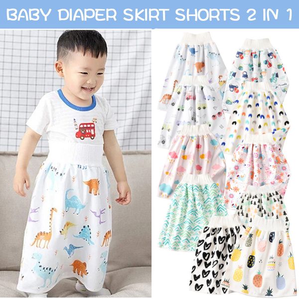 

for csv cloth diapers reusable baby shorts 2 in 1 boy's girl's training diaper skirt comfy q1116