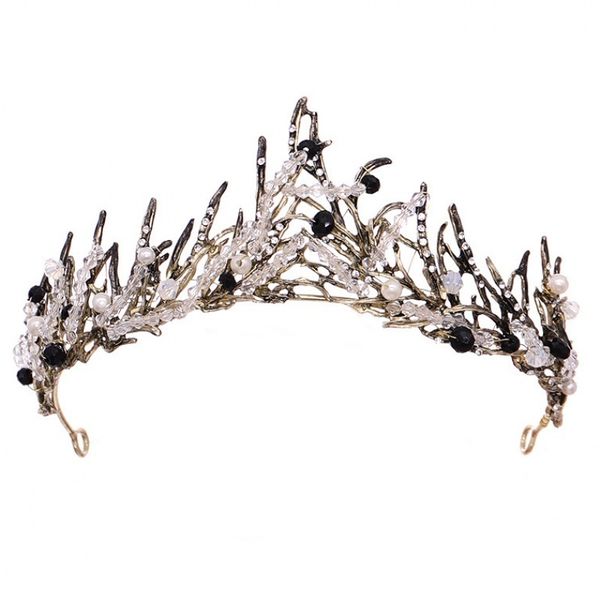 

vibrant bride tiktok 19 new handmade banquet princess crown, Silver
