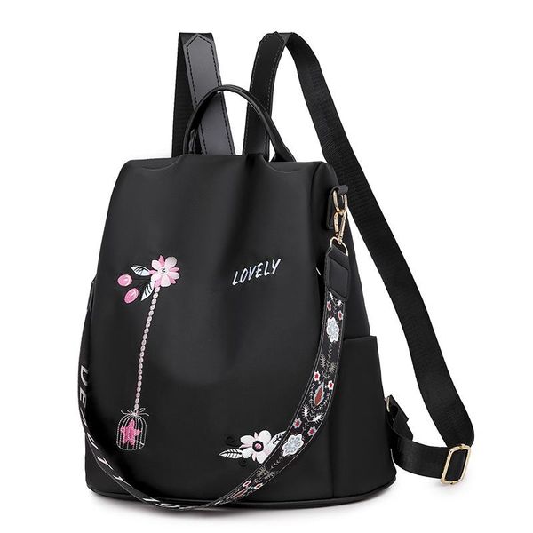 

рюкзак женщины 2020 путешествия рюкзаки mochila feminina ранцы колледж вышивка рюкзака рюкзак bbyvbh alice_bag