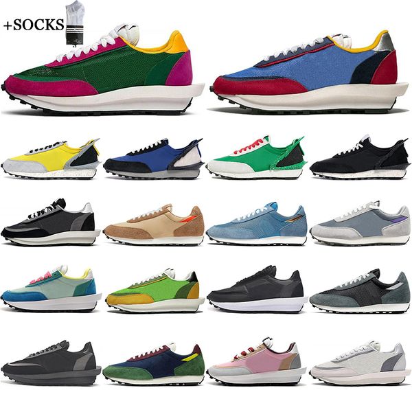 

2021 ldv waffle daybreak casual shoes triple black mens trainers for women varsity blue pine green gusto collge orange sports sneakers