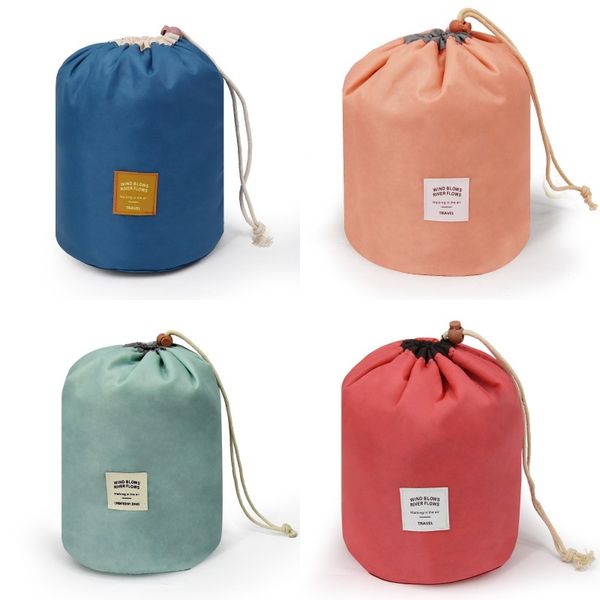 

makeup bag portable tote adjustable drawstring fashion lady cosmetic travel pouch cylinder waterproof storage bags 4 65hn g2