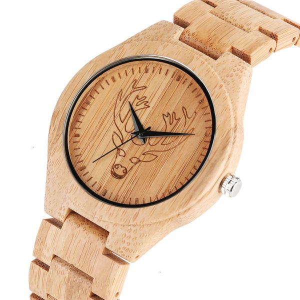 

2020 quartz oem belt new men's creative wood watch 2021r8xn, Slivery;brown