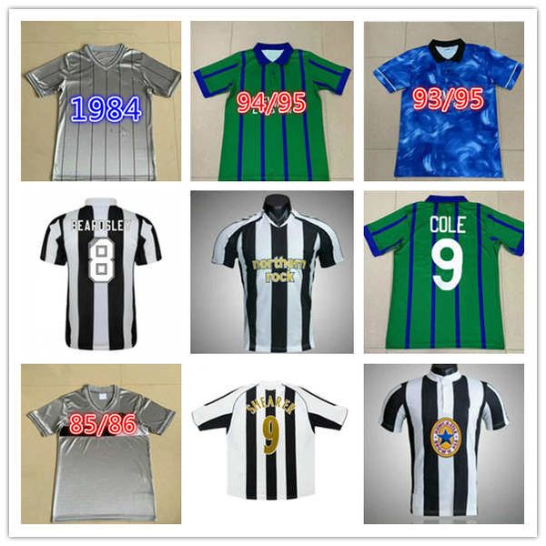 

1997 1998 shearer pearce batty retro soccer jersey 97 98 asprilla john barnes ian rush albert vintage classic football shirt, Black;yellow
