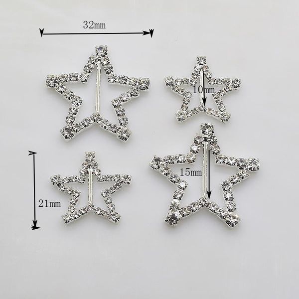 

zmasey new metal пряжки 32мм или 21мм 5шт / серия шитье стразы пряжки diy ленты украшения handwork pentagram аксессуары sqcdot, Black