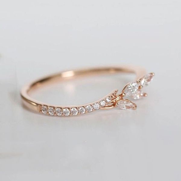 

vrouwen vintage eenvoudige bloemen crystal rings rhinestone bruiloft engagement fashion vinger accessoires ringen sieraden geschenken meisje, Silver