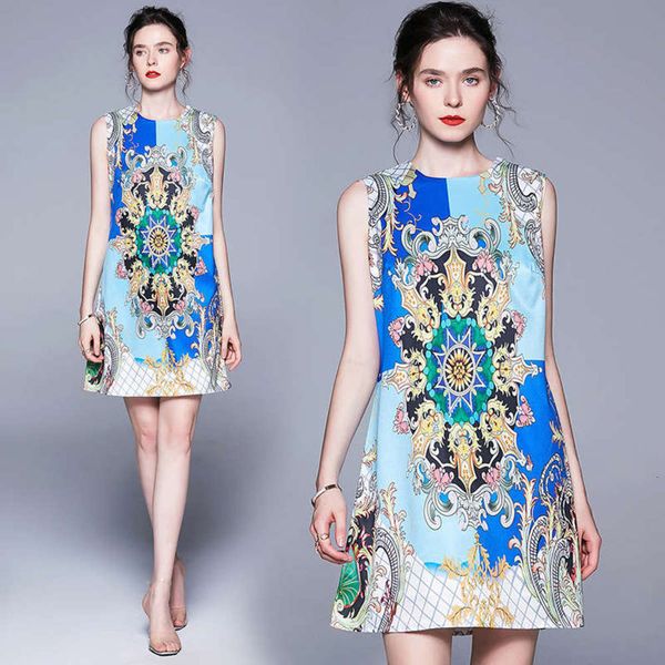 

vest and summer loose women's sleeveless thin fashion short skirt seaside holiday dress, Black;gray