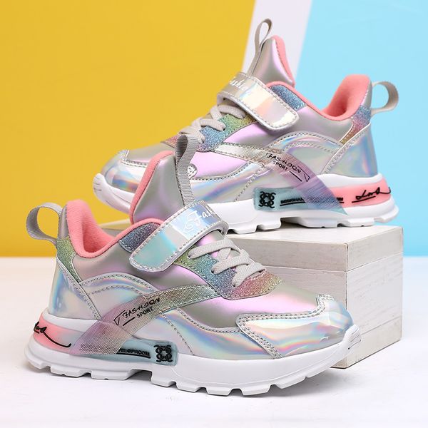 

2020 kids sport for sneakers fashion spring casual children girls running child shoes, Black
