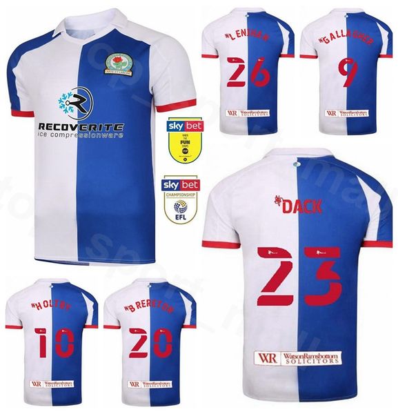 

2020 2021 футбол блэкберн джерси 18 грэм 31 bennett 10 holtby 26 ленихэн 20 бреретон armstrong комплекты рубашка dack галлагер футбол, Black;yellow