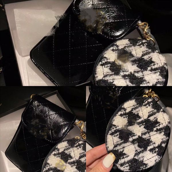 

1uwbt women pu leather small vip luxury change handbag bags messenger gold chain handbag cross body letter designer pure