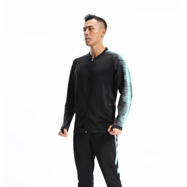 

winter sports suit men's autumn and cardigan zipper coat, sweater pants, running casual sportswear 2-piece set, Gray