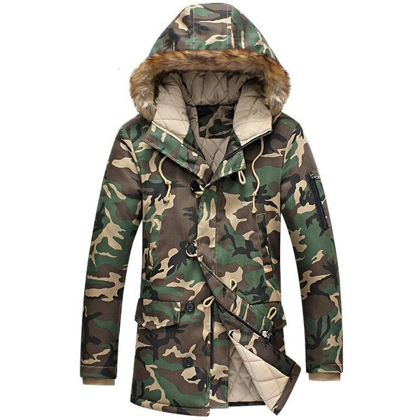

fashion casacas coreanas para hombres coats men winter camouflage jacket