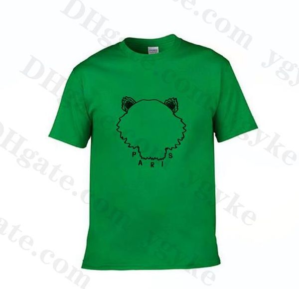 

new summer luxury europe mens tiger head print t shirt t shirts fashion designer t shirt women street casual tees, White;black