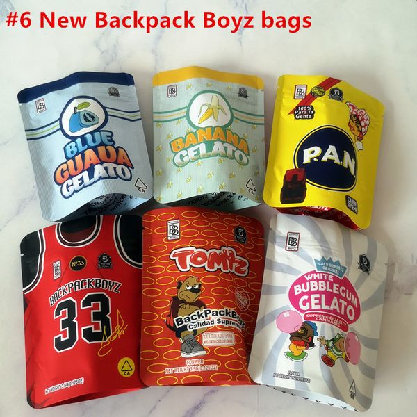 

new arrival 3.5g mylar bags tomyz merzcato backpack boyz 33 gas face oreoz mintz 100mm*128mm 420 dry herb flower packaging