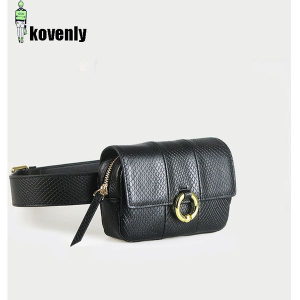 

hbp women waist bag serpentine pu leather fanny bag fashion snakeskin waist packs shoulder slant mini lady bum pack chest bags 61