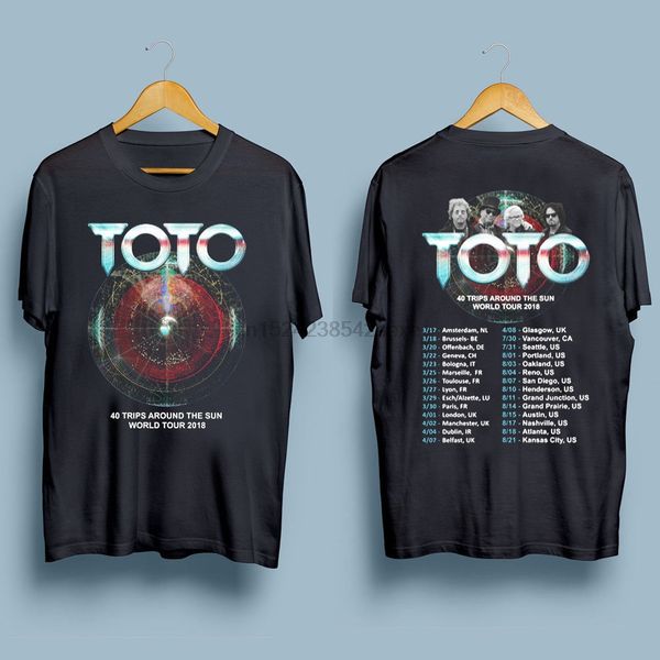 

toto 40 trips around the sun world tour march - august 2018 t-shirt s-3xl sport hooded sweatshirt hoodie