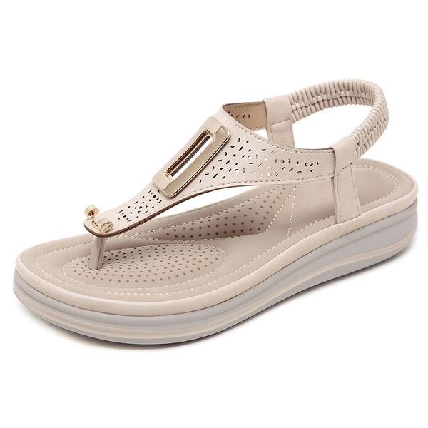 

2020 summer shoes women flip flops sandals fashion ladies beach sandals soft comfortable slippers thick sole woman a945 #dp1e, Black