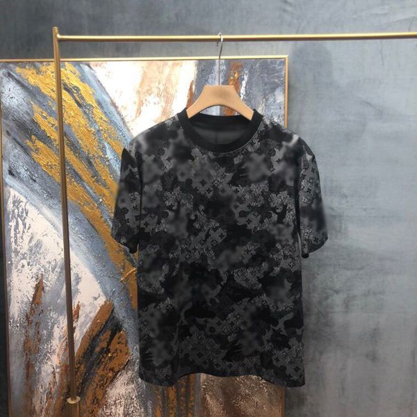 

2021 new fashion hooded cotton sweater high version men's and women's trendy jacket round neck sweater loose version t-shirt m73