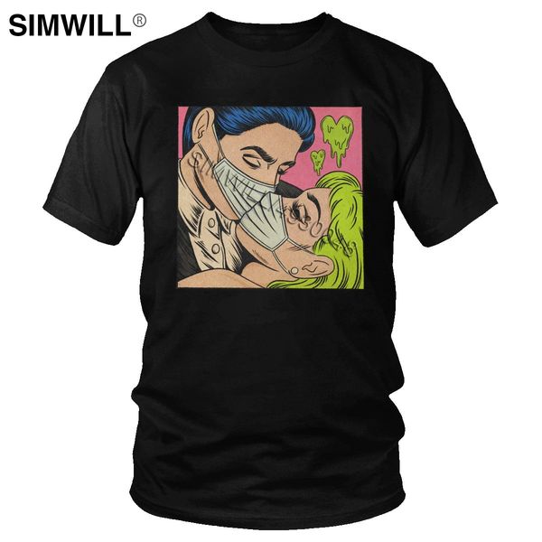 

lover quarantine kiss gorgeous casual graphic short sleeve streetwear social distancing tee oversized hooded sweatshirt hoodie men t shirt