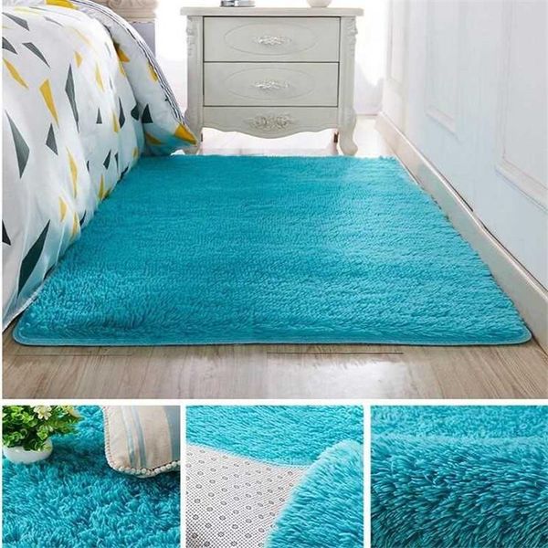 

bedside blanket sofa carpet yoga rug simple modern silk wool carpet thickening living room cushion coffee table bedroom mat